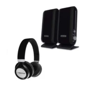 Esperanza Set USB zvučnik XP102 i Slušalice Extreme, Crni