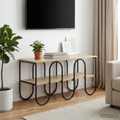 vidaXL TV stojalo 100 x 40 x 50 cm Sonoma hrast konstruiran les