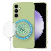 Silikonski ovitek Techsuit SoftFlex MagSafe za Samsung Galaxy S23 FE - matcha