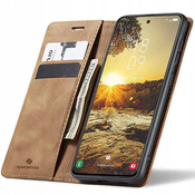 Spacecase SPACECASE OVITEK ZA TELEFON GALAXY S24 USNJEN SVETLO RJAV, (21967899)