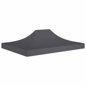 Krov za šator za zabave 4,5 x 3 m antracit 270 g/m2