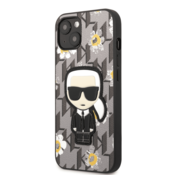 Karl Lagerfeld Originalen ovitek iPhone 13 6.1 - Karl Ikonik - siv ovitek - KLHCP13MPMNFIK1