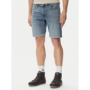 G-Star Raw Jeans kratke hlače 3301 D10481-C051 Modra Regular Fit