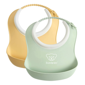 babybjörn® set dveh manjših slinčkov powder yellow/powder green