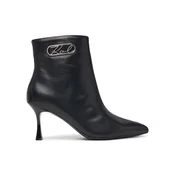 KARL LAGERFELD Škornji Sienna KL32745 Črna