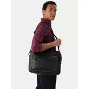 Torba za laptop Tommy Hilfiger Th Flag Computer Bag AM0AM13989 Crna