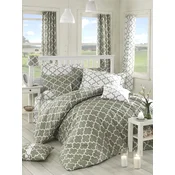 Lessentiel Maison Komplet posteljina Madalyon, 200x220 cm, Siva-Bela