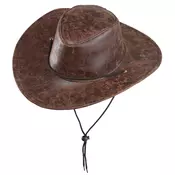 BRAON KOŽNI KAUBOJSKI ŠEŠIR