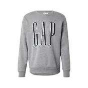 GAP Majica siva/črna/bela