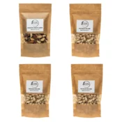 Komplet - 3x soljene pistacije 500g + brazilski oreščki 500g