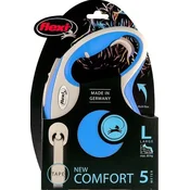 Flexi Comfort L - automatski povodac od 5 metara Plavi