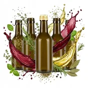 shumee 10x Steklenica za VINO 200ml TEMNO STEKLO za vino, alkohol, kis, olje