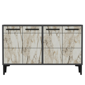 Hanah Home HANAH HOME Stria - Anthracite, Marble TV omarica, (20864974)