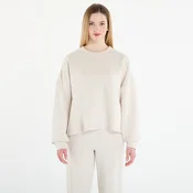 Mikina Nike 24.7 ImpossiblySoft Womens Dri-FIT Oversized Crew-Neck Top Lt Orewood Brn/ Lt Iron Ore XL