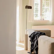 Hübsch LED-stoječa svetilka Reflector, rjava, višina 160 cm, železo - Dnevna soba/jedilnica - Skandinavski - Kovina