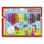 Flomasteri Stabilo Cappi - 18 boja