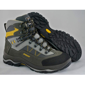 Grisport Moški polvisoki treking čevlji 11225, sivi/rumeni, 42