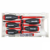 Set elektricnih odvijaca, 6 komada, Crveno-crni