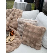 Aberto Design Dekorativna jastucnica Bubble 43, 50 x 50 cm, Braon