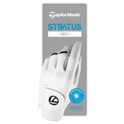 Golf rokavice TaylorMade Stratus Tech White Leva roka, XL