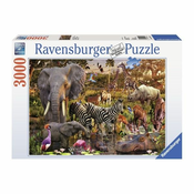 Ravensburger puzzle - Africke životinje - 3000 delova
