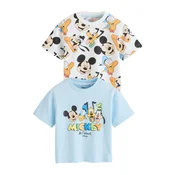 Next Majica Mickey Mouse Geburtstags svetlo modra/oranžna/črna/bela