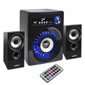 AUDIOCORE Sklop zvočnikov Bluetooth 2.1, radio FM, vhod za kartico TF, AUX, napajanje USB, AC910