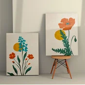 Wallity Zidna dekoracija 2KNV4288, 70 x 100cm, 2 komada