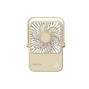 WOWO Namizni ventilator z nastavljivim stojalom, bež