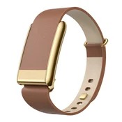 INF Zamenljiva pasica iz umetnega usnja za WHOOP 5.0 s stud zaponko, udobna Brown, (5000295586)