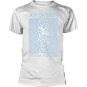 Joy Division Unknown Pleasures Blue on White White L Majica