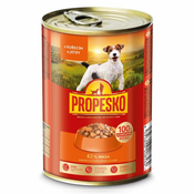 Propesko Dog Konzerva s piščancem in jetri v omaki 415 g