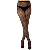 Hlačne nogavice PAMELA MANN - Cobweb Fishnet - Black - PM1093
