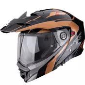 Enduro motociklisticka kaciga Scorpion ADX-2 Kamps crno-bakrena