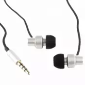 Gembird MHS-EP-CDG-S naglavne slušalice i slušalice s ugradenim mikrofonom Žicano U uhu Pozivi/glazba Srebro