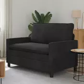 Sofa Crna 126 x 81 x 87,5 cm Baršun