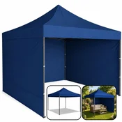 Lean-toys Profesionalni zložljivi vrtni paviljon 3x3m, moder