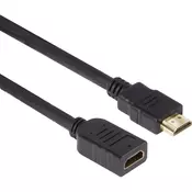 club3D club3D HDMI podaljšek HDMI-A  vtič\, HDMI-A  vtičnica 5.00 m črna CAC-1320 #####4K UHD HDMI kabel, (20417079)