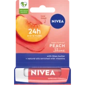 366258 NIVEA Peach Shine hranilna šminka 4,8 g