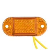 shumee LED pozicijska svetilka 12V 24V oranžna z ožičenjem 0,15 m - FT-062 Z LED
