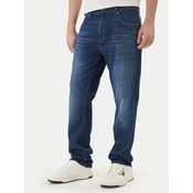 Guess Jeans hlače M6GA31 D1089 Modra Straight Leg