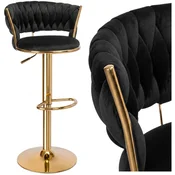 EH Barski stol Tresso Gold Black Velvet