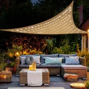 Jedro tenda 3m x 3m x 3m suncevo jedro sa solarnim LED nizom Home