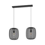 Eglo 43966 - Luster na sajli RINROE 2xE27/40W/230V