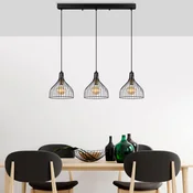 Opviq Luster Cafu-11565-1, 94x25x121 cm, 3xE27, Crni