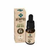 Hempos Vet Pure CBD oil - CBD ulje 6%, 600 mg, 10 mL