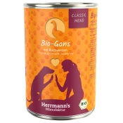 Ekonomicno pakiranje Herrmanns Bio Menu 24 x 400 g - Bio guska s bio heljdom