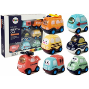 Set of Toy Cars for children with a stretch 7 elementsGO – Kart na akumulator – (B-Stock) crveni