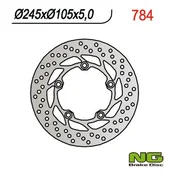 shumee Zadnji zavorni disk NG Yamaha FZ6/FZ1/MT03, Ducati 245x105x5 mm