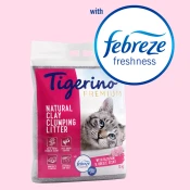 Tigerino Premium pijesak za macke - Febreze Fresh Flower - 12 kg